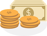 notes and coins 